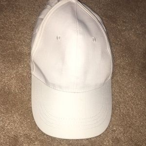 White baseball cap